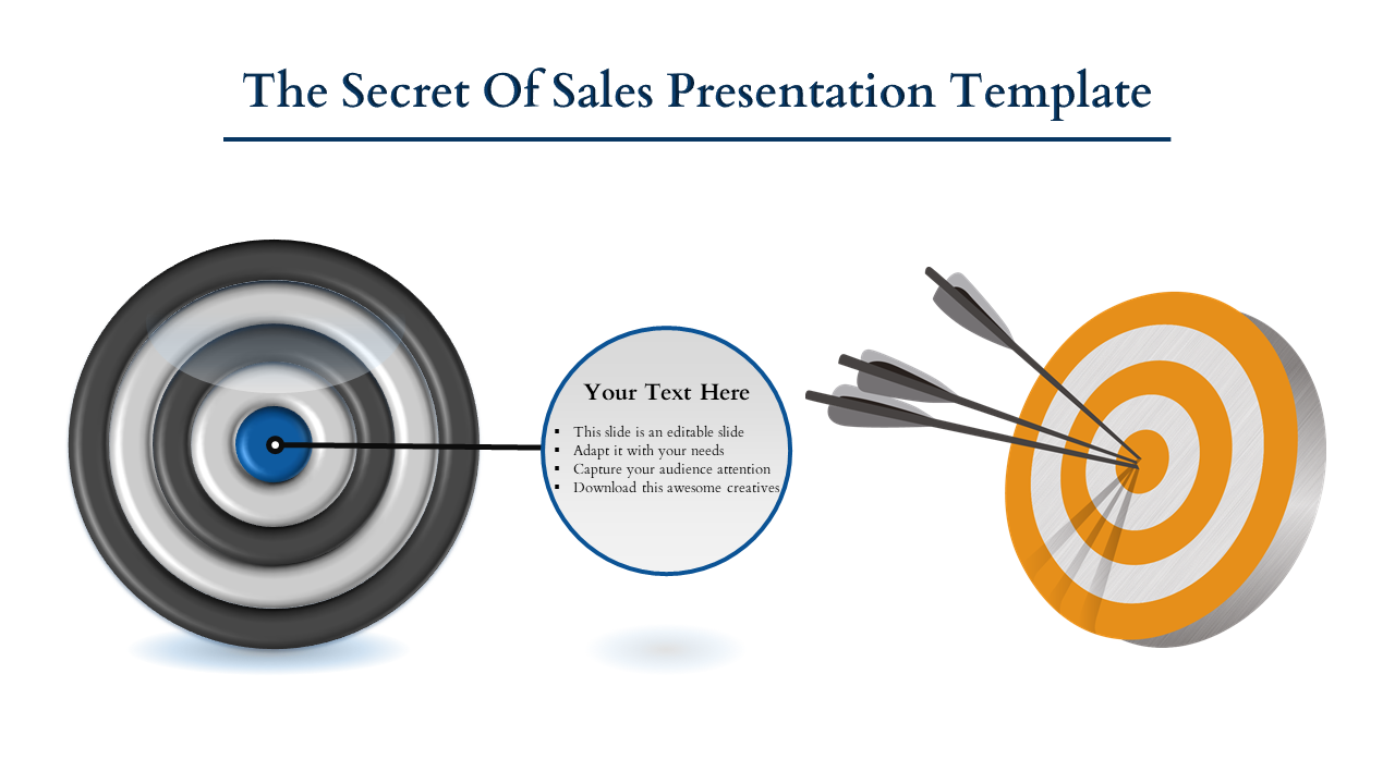 Free - Customized Sales Presentation Template Slide Designs